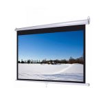 پرده نمایش دستی ویدئو پروژکتور 2*2 متری اسکوپ